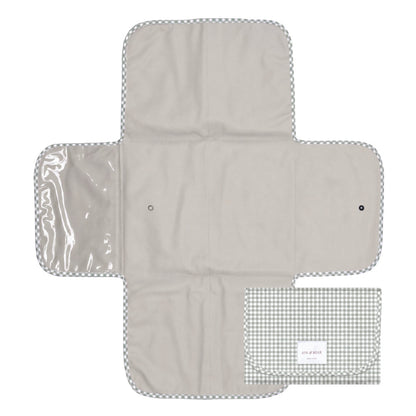 Ava & Bear Nappy Clutch Sage Micro Gingham