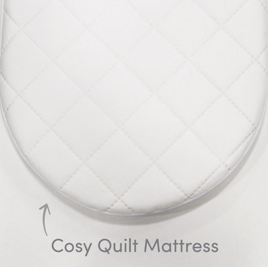 Shnuggle Moses Basket Mattress - Quilted