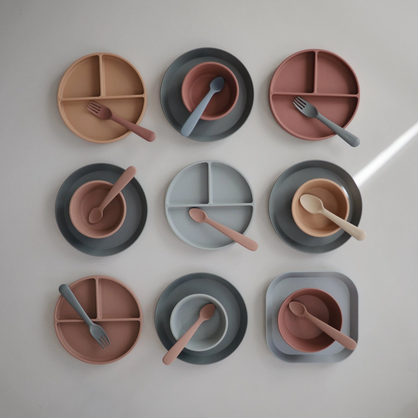 Mushie Plate Square 2P Mushie