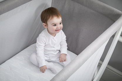 Shnuggle Air Cot Fitted Sheets (2P) - Grey