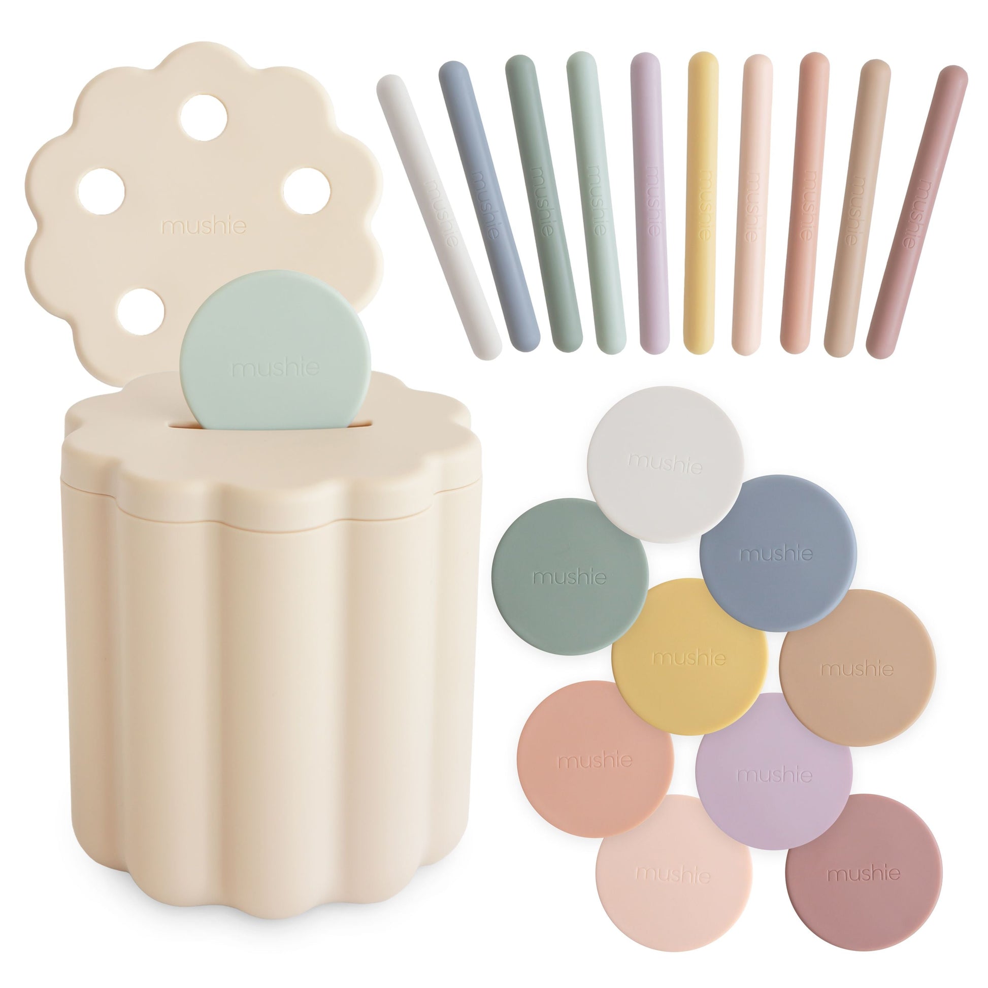 Mushie Coin & Tube Sorting Set - Motherhood