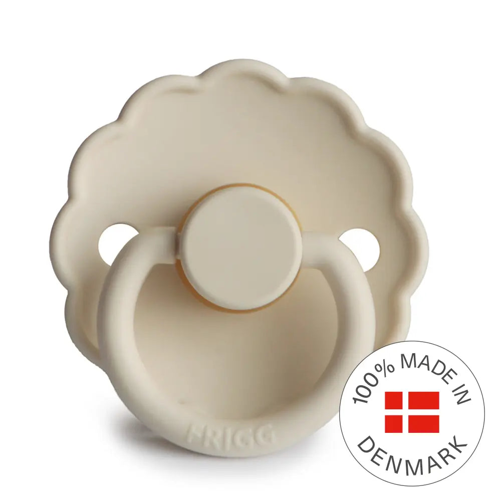 FRIGG Daisy - Round Latex Pacifier - Cream Frigg