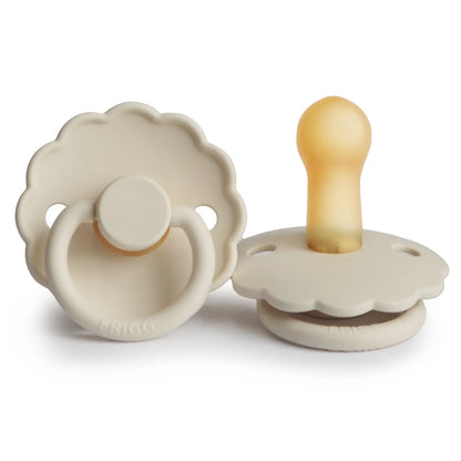 FRIGG Daisy - Round Latex Pacifier - Cream Frigg