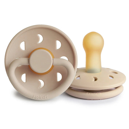 FRIGG Moon - Round Latex Pacifier - Croissant Frigg