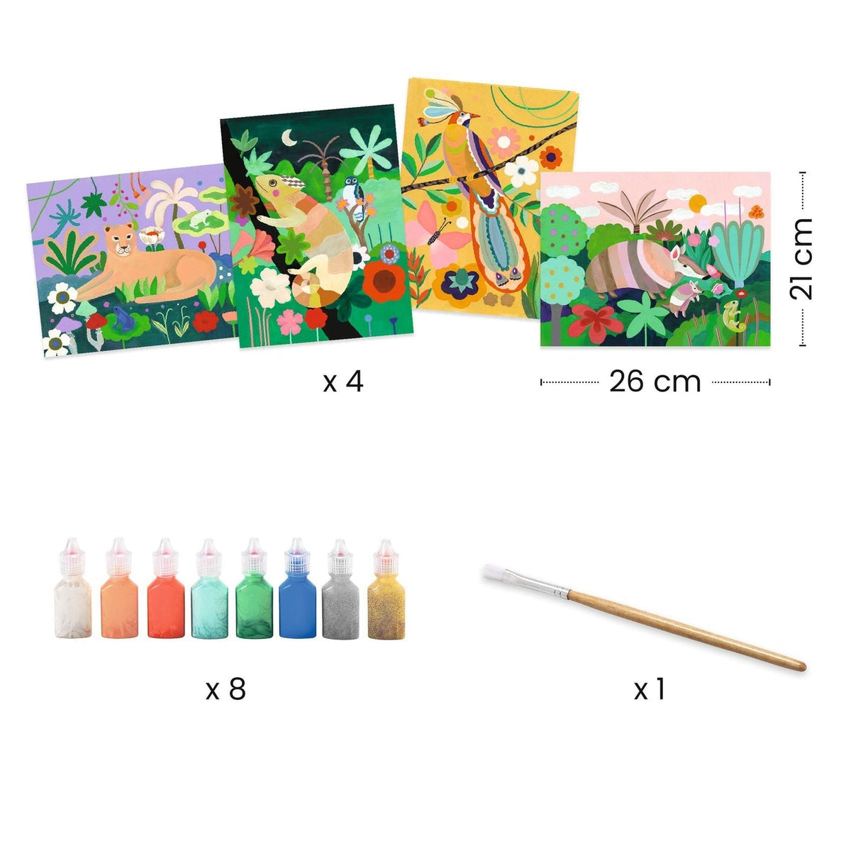 Djeco Tropical Forest Painting Set - image 3