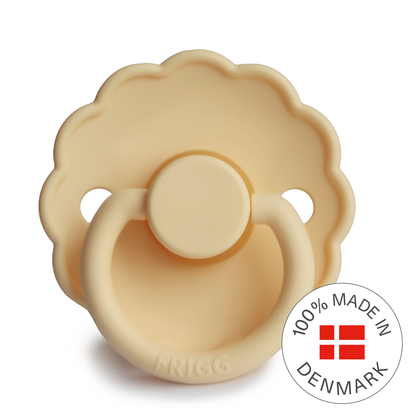 Frigg Daisy - Round Latex Pacifier - Pale Daffodil