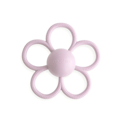Mushie Sensory Rattle Teethers