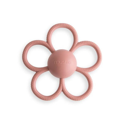 Mushie Sensory Rattle Teethers