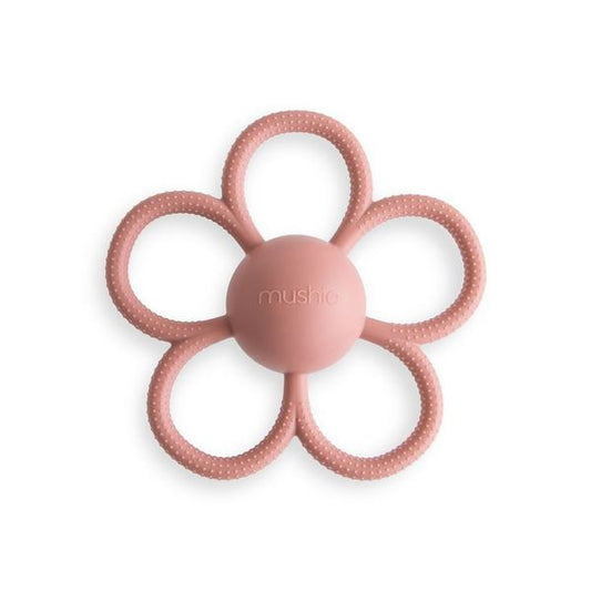 Mushie Sensory Rattle Teethers
