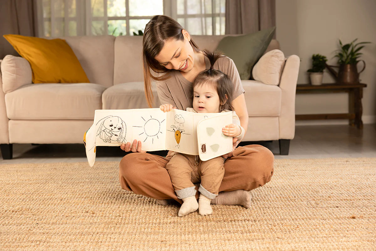 Tiny Love Garden of Adventures Baby Book – Double-Sided Sensory Book - Motherhood