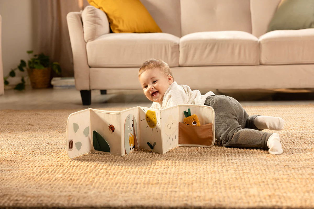 Tiny Love Garden of Adventures Baby Book – Double-Sided Sensory Book - Motherhood