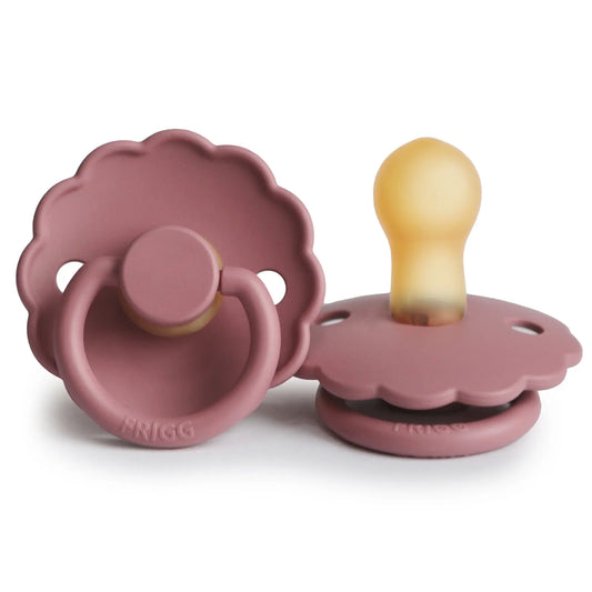 FRIGG Daisy - Round Latex Pacifier - Cedar Frigg