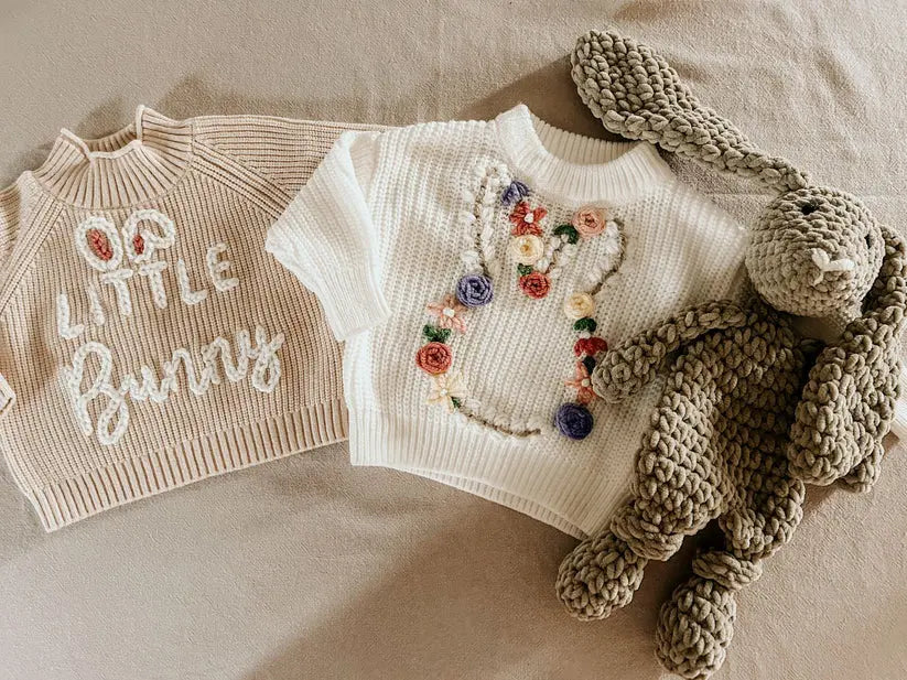 Olly & Molly Easter Bunny Floral Jersey - Motherhood