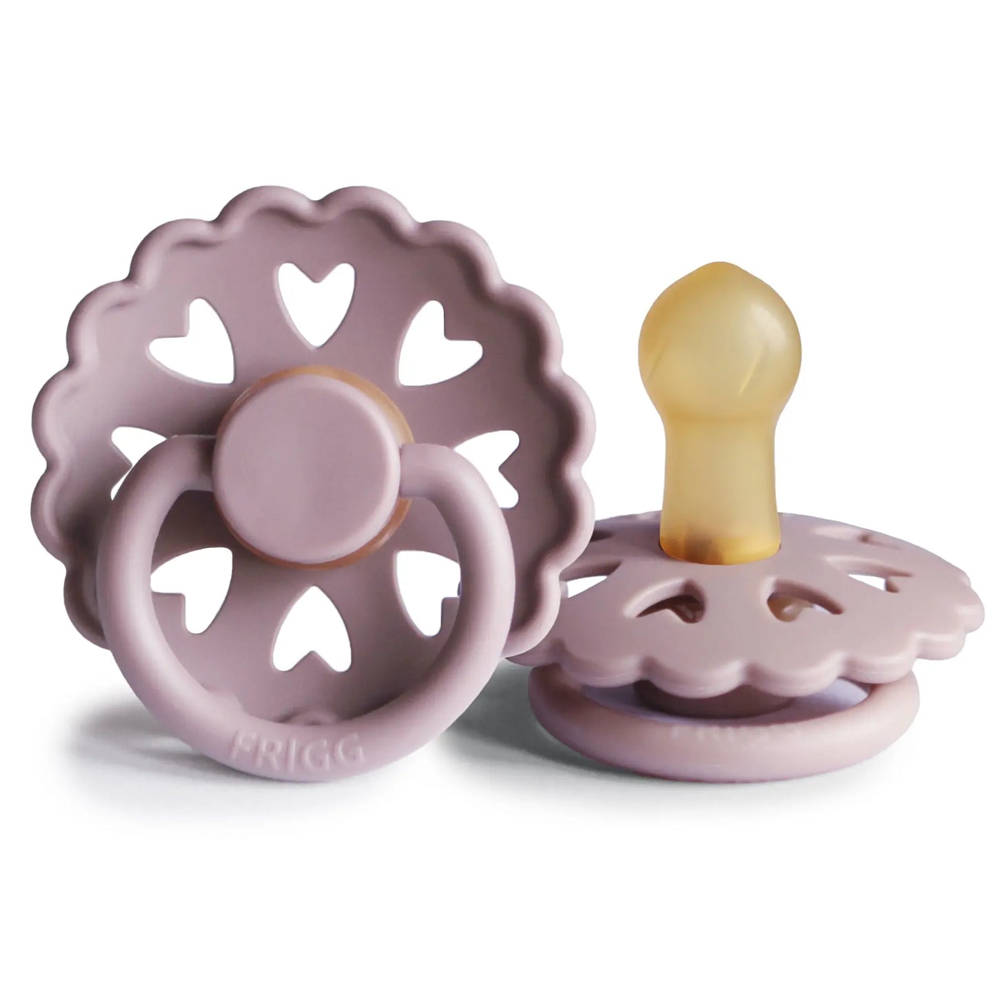 FRIGG Fairytale - Round Latex Pacifier - Little Mermaid (Twilight Mauve) Frigg