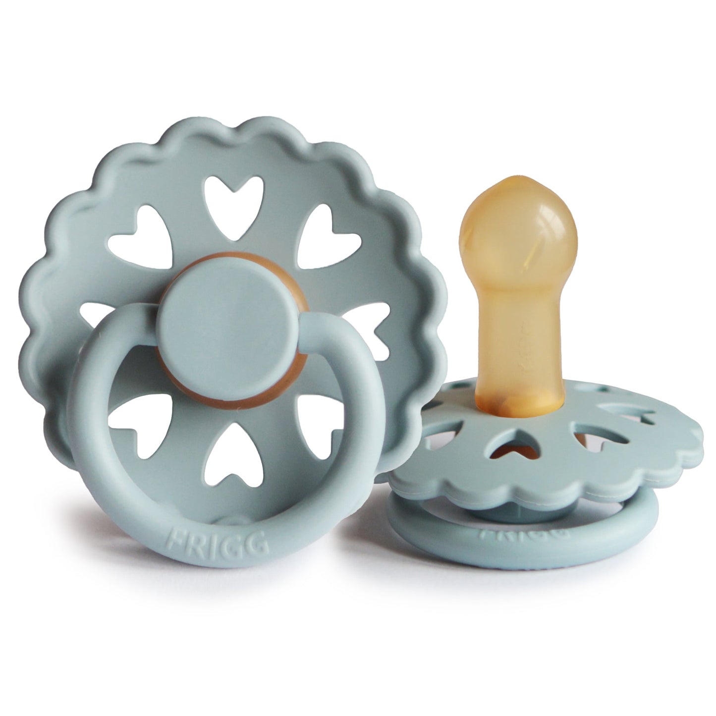 FRIGG Fairytale - Round Latex Pacifier - Ole Lukoie (Stone Blue) - Motherhood