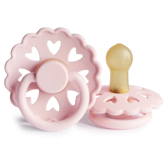 FRIGG Fairytale - Round Latex Pacifier - The Snow Queen (White Lilac) Frigg
