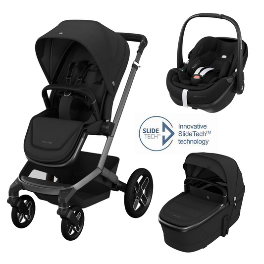 Fame Travel System: Fame Stroller + Pebble 360 Pro Car Seat + Fame Carrycot by Maxi-Cosi