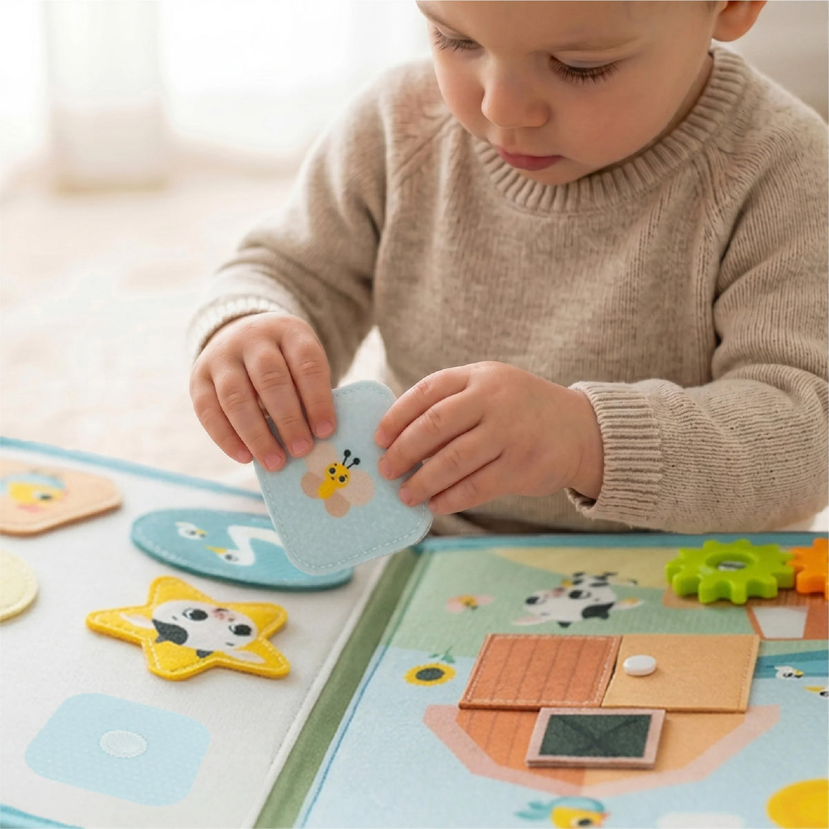 Tiny Love Farmers Funday Grow & Play Busy Book