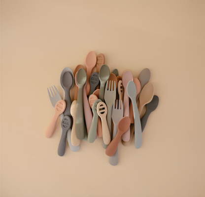 Mushie First Feeding Baby Spoons 2P