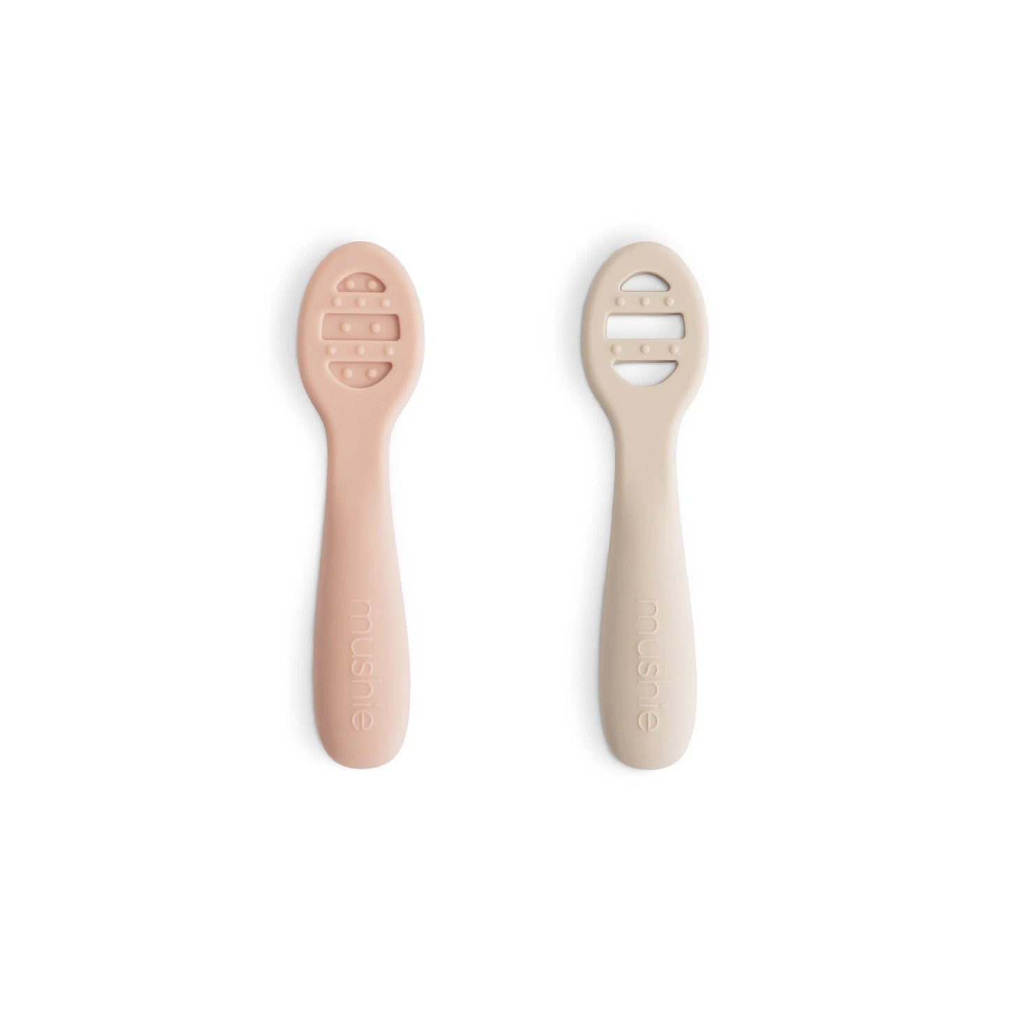 Mushie First Feeding Baby Spoons 2-Pack Mushie