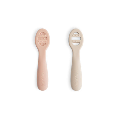 Mushie First Feeding Baby Spoons 2P