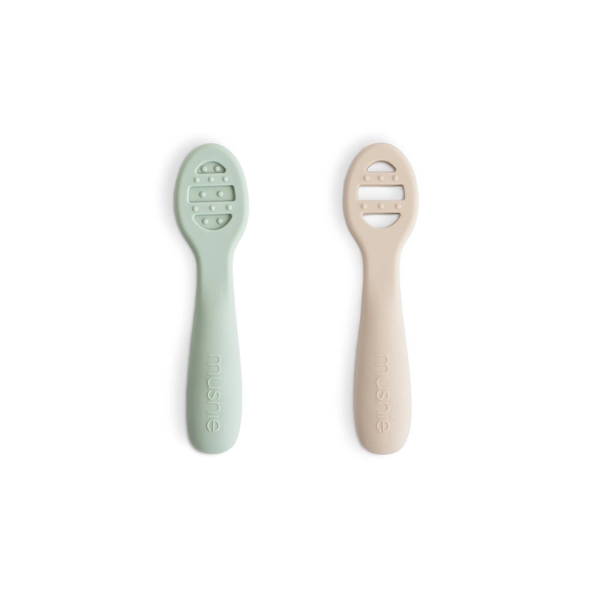 Mushie First Feeding Baby Spoons 2-Pack Mushie