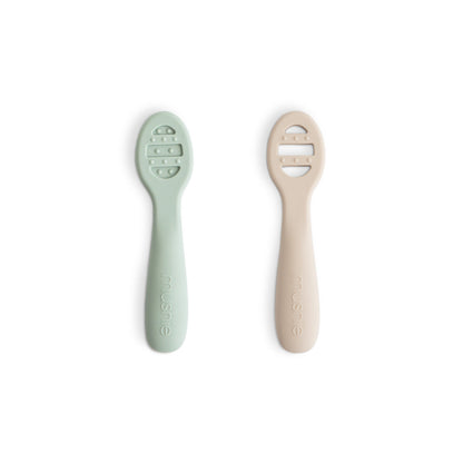 Mushie First Feeding Baby Spoons 2P