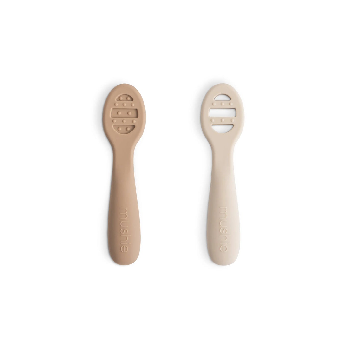 Mushie First Feeding Baby Spoons 2-Pack Mushie
