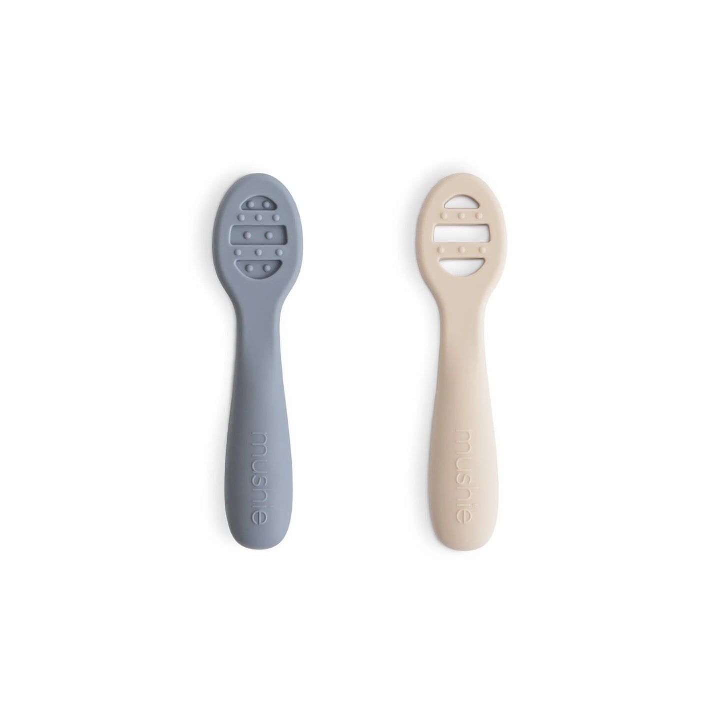 Mushie First Feeding Baby Spoons 2-Pack Mushie