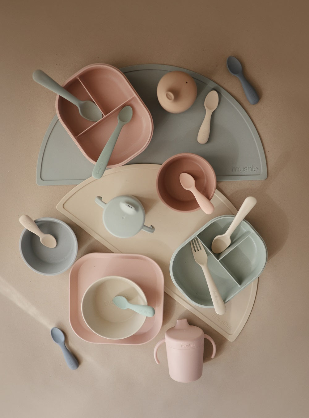 Mushie Toddler Starter Spoons 2P