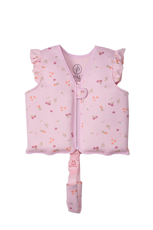 Isla Palmer Lottie Swim Vest – Pink Floral – kids swim vest South Africa