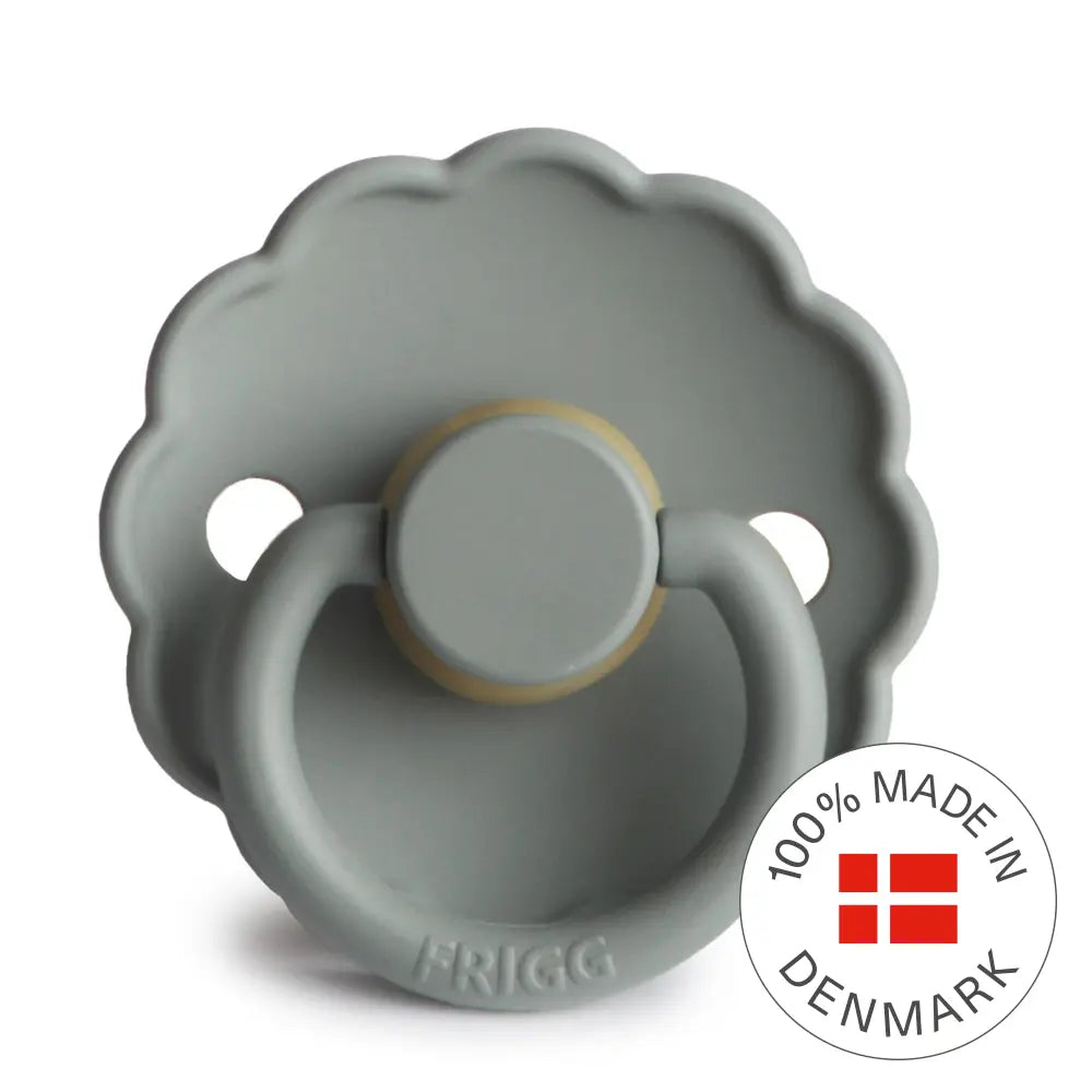 FRIGG Daisy - Round Latex Pacifier - French Gray Frigg