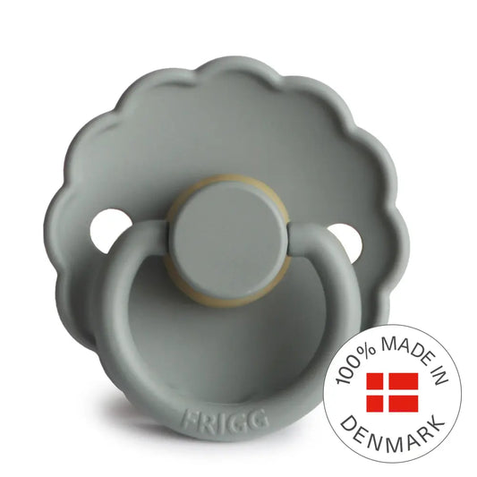 FRIGG Daisy - Round Latex Pacifier - French Gray Frigg