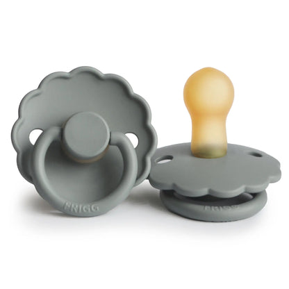 FRIGG Daisy - Round Latex Pacifier - French Gray Frigg