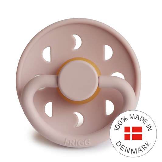 FRIGG Moon - Round Latex Pacifier - Blush - Motherhood