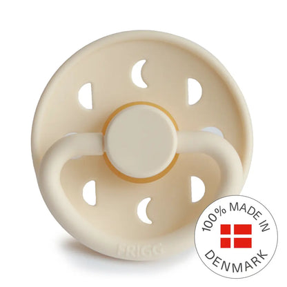 FRIGG Moon - Round Latex Pacifier - Cream Frigg