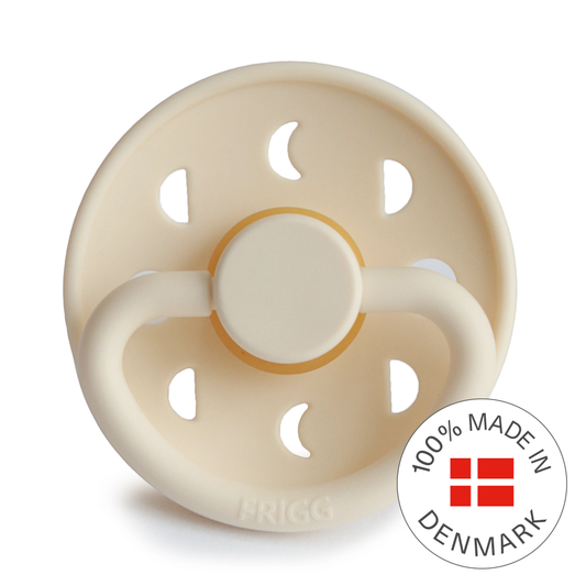 FRIGG Moon - Round Latex Pacifier - Cream - Motherhood