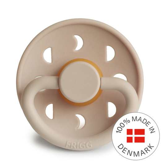 FRIGG Moon - Round Latex Pacifier - Croissant - Motherhood