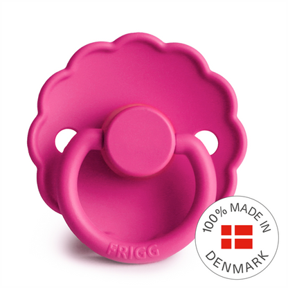Frigg Daisy - Round Latex Pacifier - Fuchsia