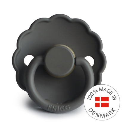 Frigg Daisy - Round Latex Pacifier - Graphite