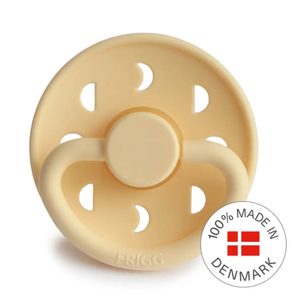 FRIGG Moon - Round Latex Pacifier - Pale Daffodil Frigg