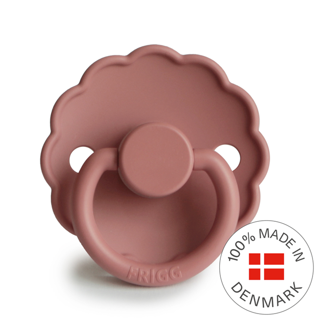 Frigg Daisy - Round Latex Pacifier - Powder Blush - Motherhood