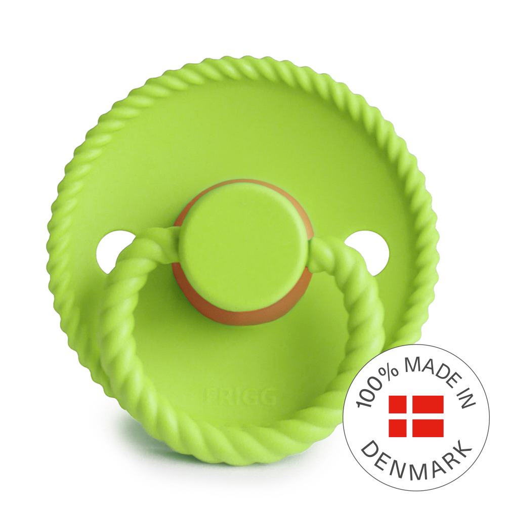 Frigg Rope - Round Latex Pacifier - Rainforest