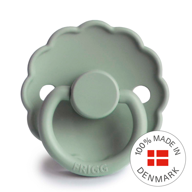 Frigg Daisy - Round Silicone Pacifier - Sage