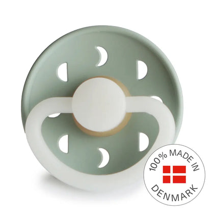 FRIGG Moon Night - Round Latex Pacifier - Sage Frigg