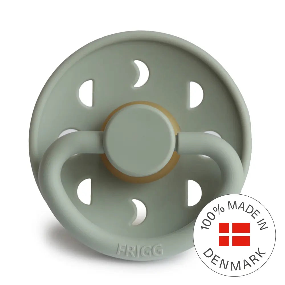FRIGG Moon - Round Latex Pacifier - Sage Frigg