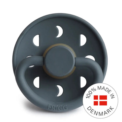 FRIGG Moon - Round Latex Pacifier - Slate Frigg
