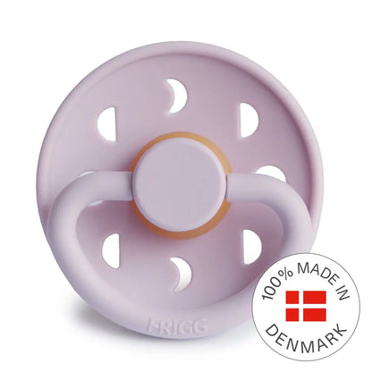 FRIGG Moon - Round Latex Pacifier - Soft Lilac Frigg