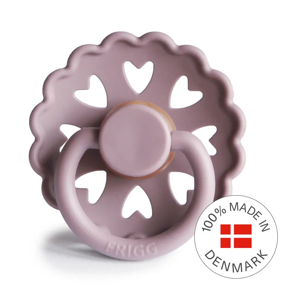 FRIGG Fairytale - Round Latex Pacifier - Little Mermaid (Twilight Mauve) Frigg
