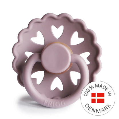 FRIGG Fairytale - Round Latex Pacifier - Little Mermaid (Twilight Mauve) Frigg